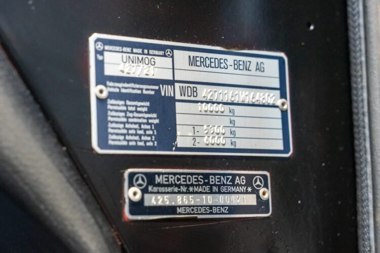 1991 Mercedes-Benz Unimog U1650L Doka - Image 133
