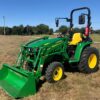 2021 John Deere 3038E compact tractor with front loader