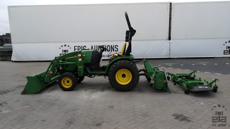 2012 John Deere 2520 Tractor With Cutter And Mower